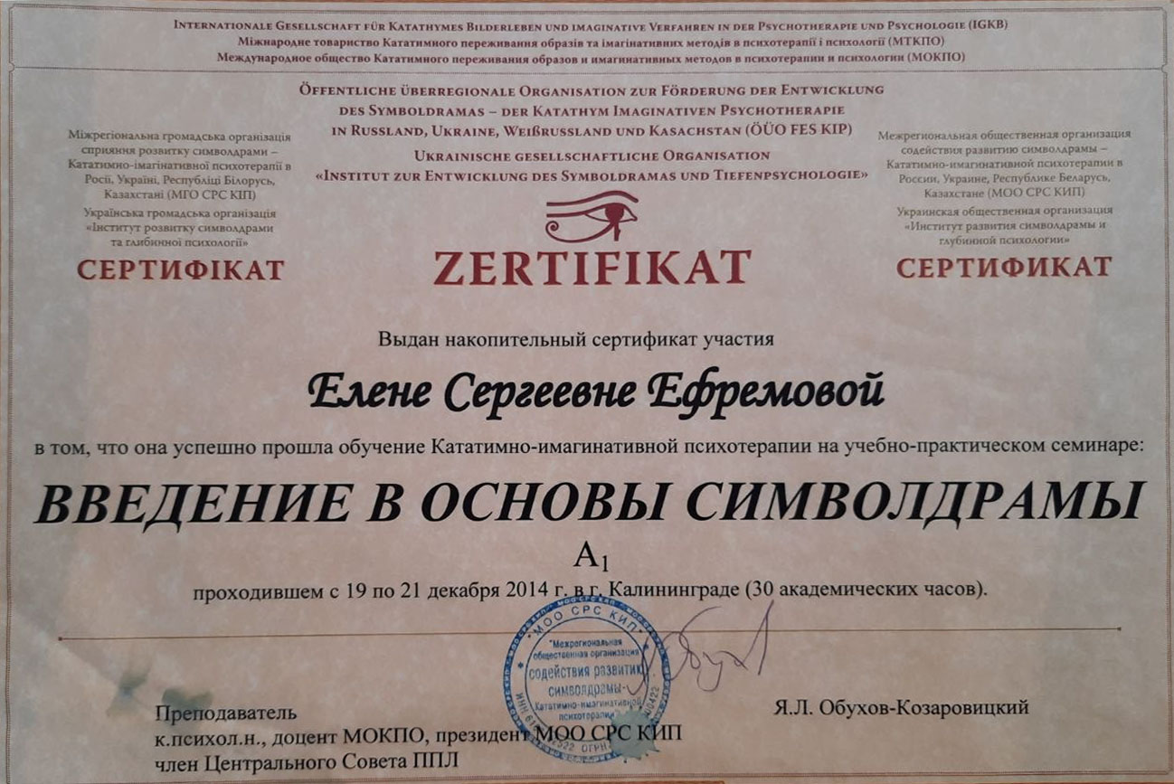 Сертификат 5