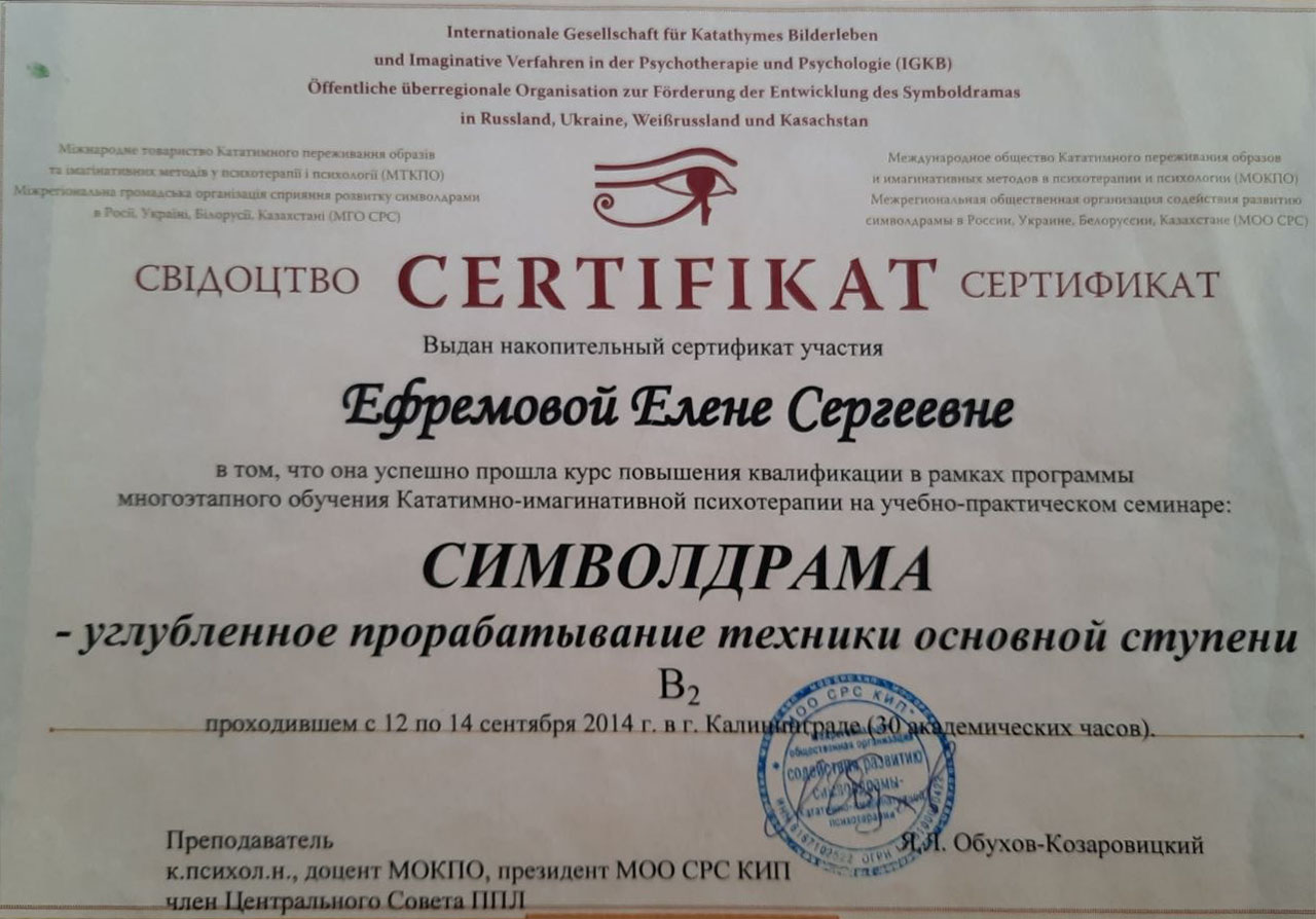 Сертификат 8