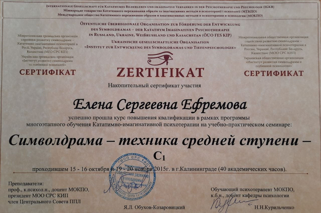 Сертификат 9